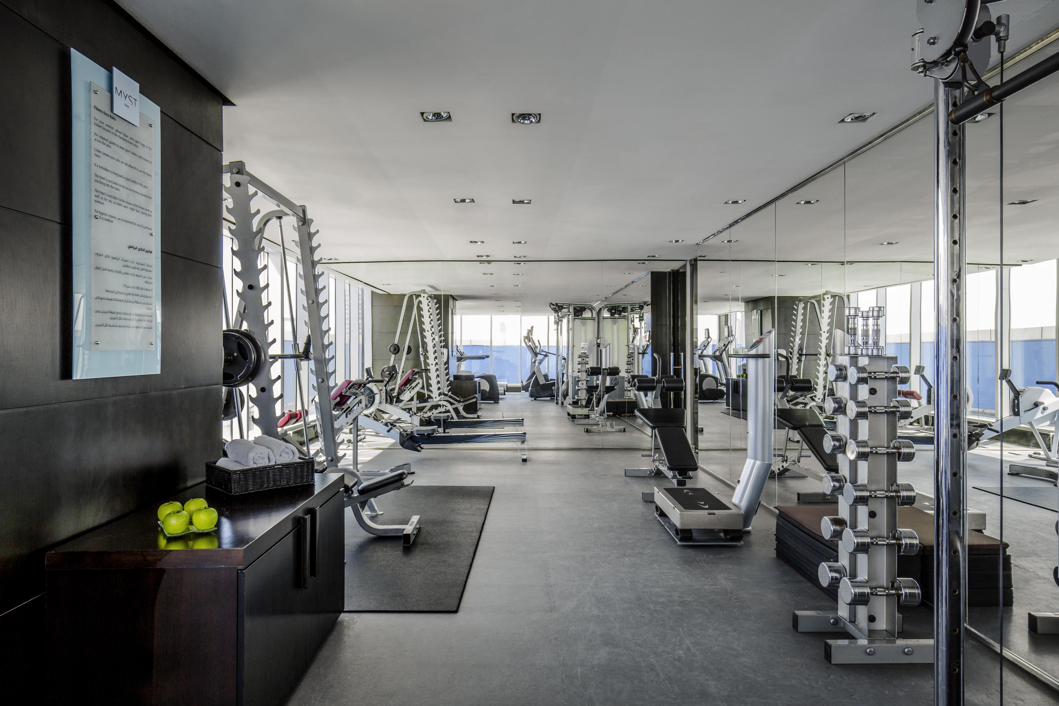 The Canvas Dubai - Mgallery Hotel Collection Exterior foto The gym at the Ritz-Carlton, DIFC